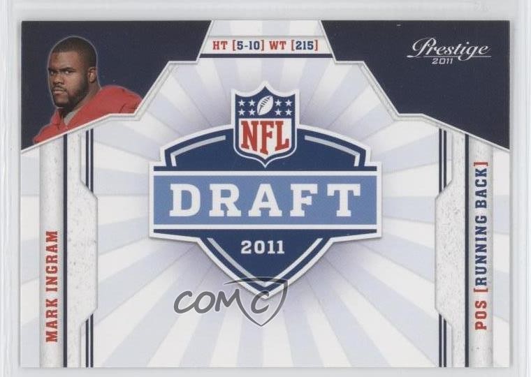2011 Panini Prestige NFL Draft Class Mark Ingram #23 Rookie RC 4t5