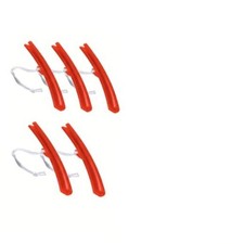 5 PCS Rim Protector Tire Changing, 15cm Tire Machine Rim Protectors, Wheel Red