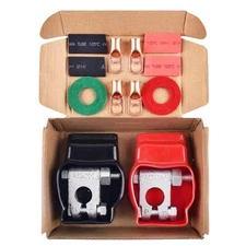 Battery Terminal Connectors, Military Spec Positive Negative Heavy Duty Auto ...