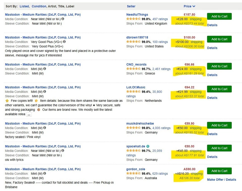 MASTODON - Medium Rarities Ltd Pink Marbeled Coloured 2LP Vinyl New & Sealed - Image 4 of 4