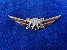 Original US Badge Army Space Occupational Badge Space Force Chrome