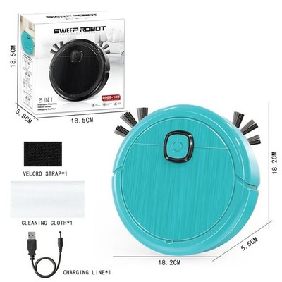 Robot Vacuum Cleaner 5.5cm Height 3 in 1 Sweep Mop Suction Gyro for Home