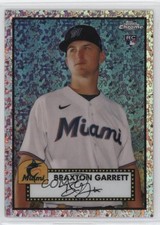 2021 Topps Chrome Platinum Anniversary 5/75 Braxton Garrett #49 17fn