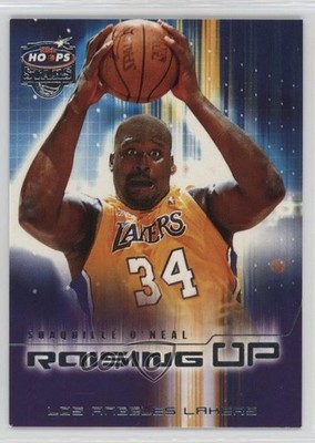 2002-03 NBA Hoops Stars Raising Up Shaquille O'Neal #7RU HOF 15iu
