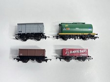 HORNBY RAILWAYS OO GAUGE WAGONS X 4 From R1075 Mixed Goods