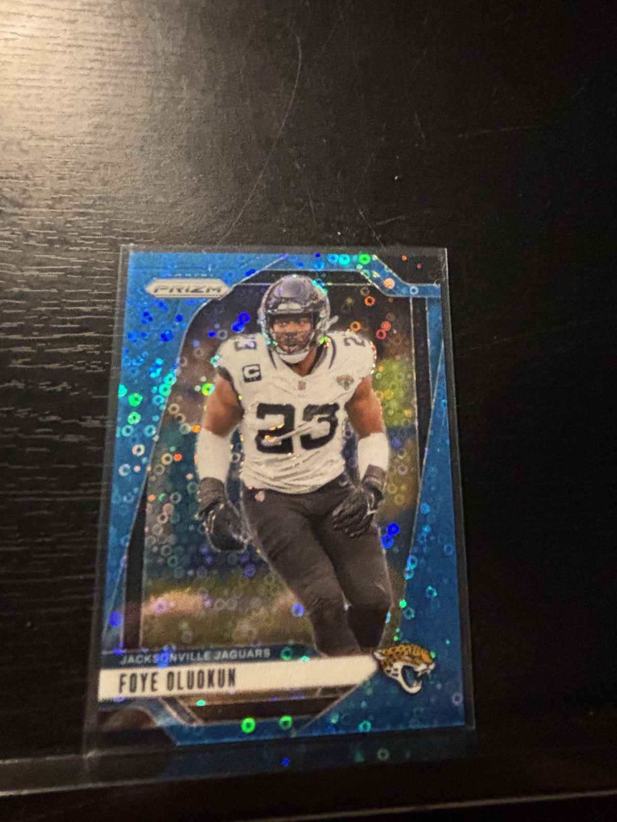 2024 Panini Prizm - Foye Oluokun #134 No Huddle Blue Prizm /99