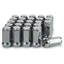 20 Lug Nuts Bulge Acorn 7/16-20 Chrome 1.75" Tall fits Buick Oldsmobile Pontiac