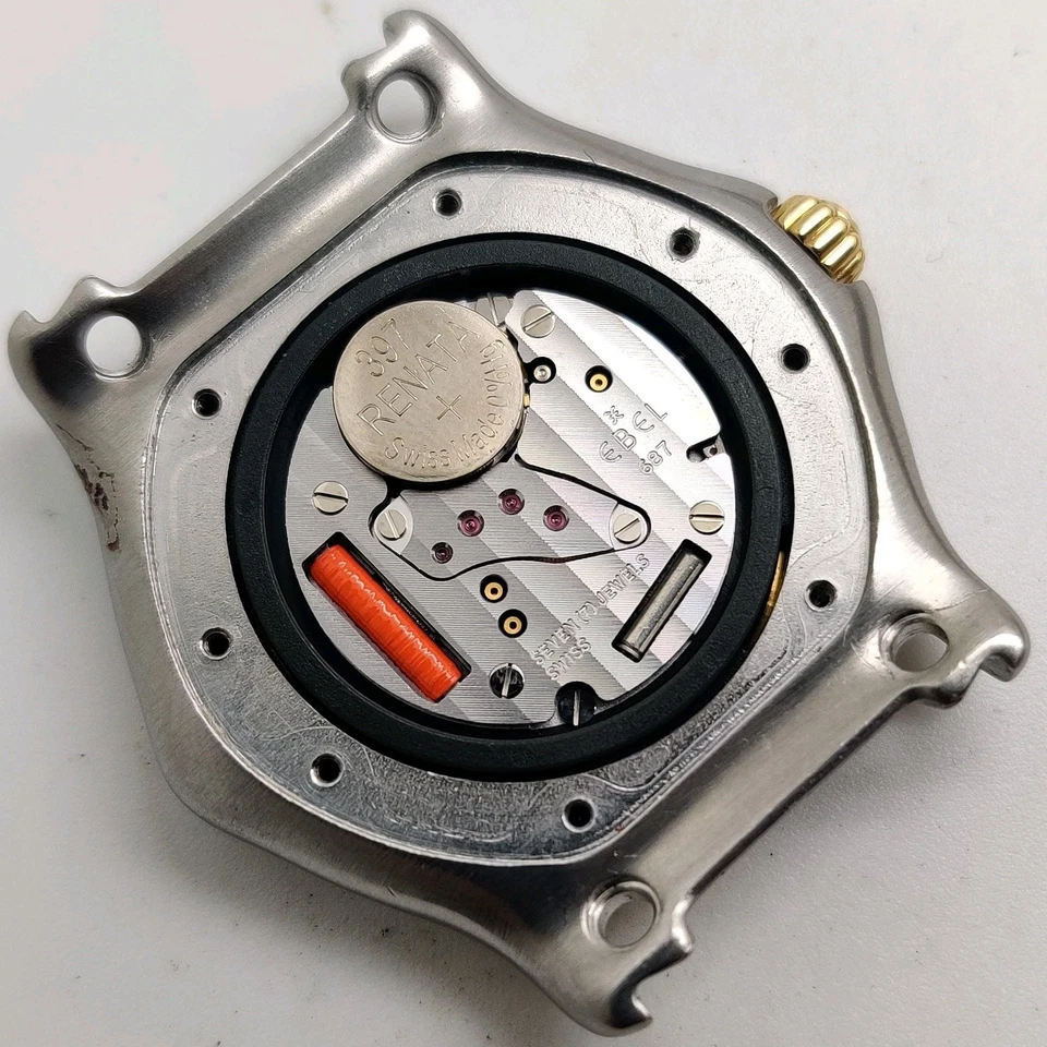 Vintage Ebel 1911 Cal. 687 7 jewel wrist watch running For Repair 35mm - Image 2 of 4