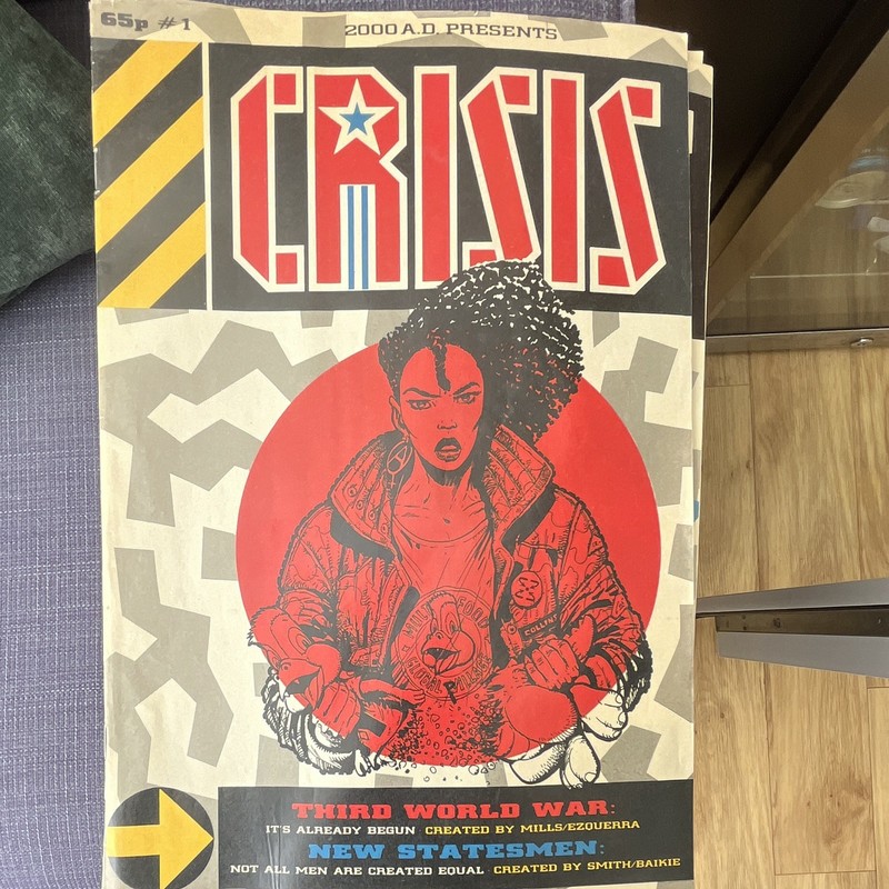 Crisis Comic Book Lot Issues 1-12- Mills Ezquerra Smith Baikie - Colour