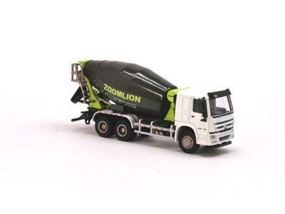 Zoomlion 1:100 ZLJ5253 Concrete Mixer Truck Alloy Engineering Model