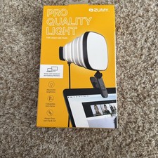 ZUMY Pro Quality Light For Video Meetings Adjustable Brightness Portable Light