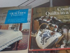 TWO Quilting/Strip QuiltingBooks-ex.con-bought USA-200+templates/patterns-£8 LOT