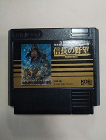 Nobunaga's Ambition Sengoku Gunyuuden Famicom with Box Manual