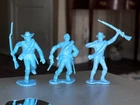 Vintage Marx Reverse Rebel Civil War from Custers  Playset  VINTAGE MARX Matched