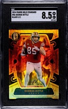 2024 Panini Gold Standard Black 1/1 George Kittle #86