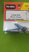 DU-BRO Long Arm Micro Clevis for .047 Pushrods MPN 974