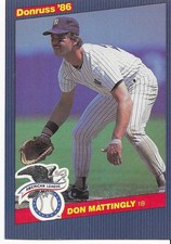 Don Mattingly , 1986 Donruss All-Stars  Jumbo #50