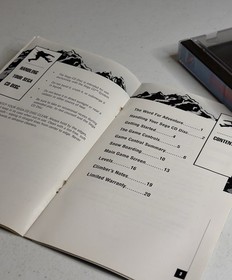 Cliffhanger (Sega CD, 1993) CIB, Reg Card, Tested