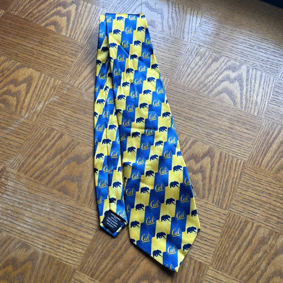 Cal Bears Tie - 100% Silk  - Image 2 of 3