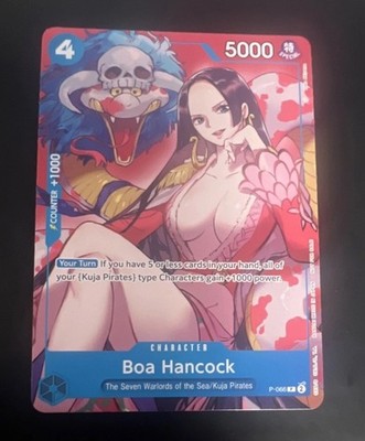 Namco Boa Hancock P-066 Promo Regular One Piece CCG Promotion 5000 Power