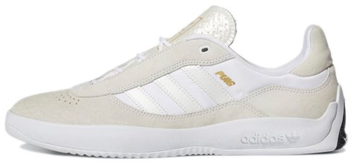 Adidas Puig Indoor Wonder White Suede Casual Sneakers Shoes Mens 11 JH8165 Mens ADIDAS Puig Indoor JH8165 Wonder White / Cloud White  main image 3