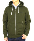 POLO RALPH LAUREN Sweatjacke Fleece Sweatshirt Innenfutter Hooded Cardigan XL