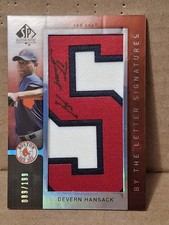 2007 DEVERN HANSACK UPPER DECK AUTOGRAPHED AUTO ROOKIE CARD RC /199 LETTERMAN . rookie card picture