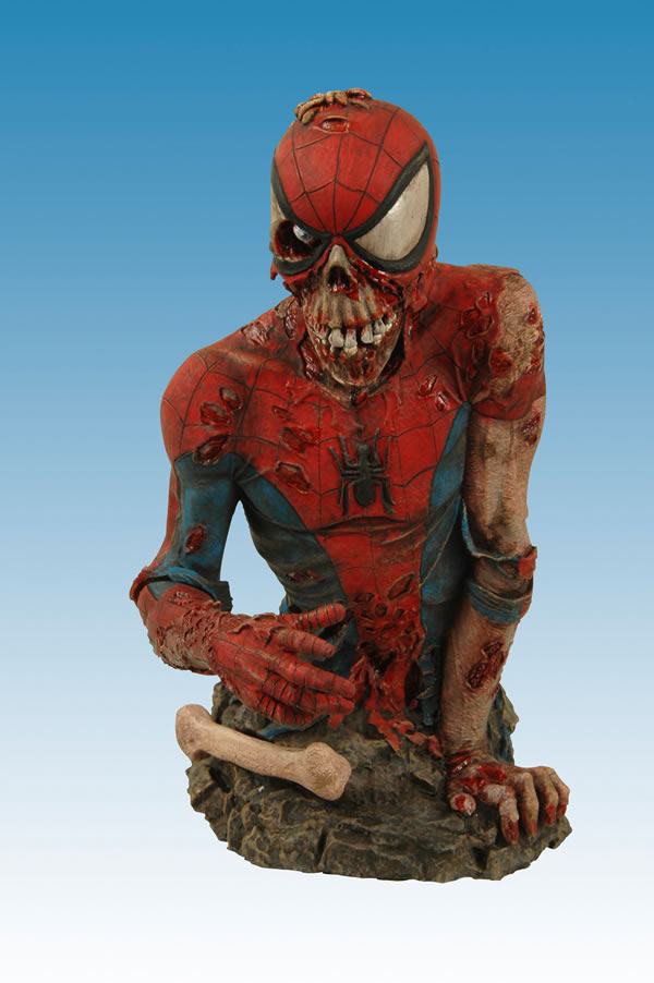 Marvel Zombies 6 Inch Bust Statue - Spider-Man Zombie 699972473099