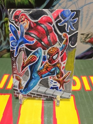 Spider-Man 2024 Finding Unicorn Marvel Origin Sketch Auto 1/1 Daredevil