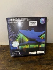 Permanent Outdoor Decorative Lights for House 100ft 24V Smart App RGB-IC