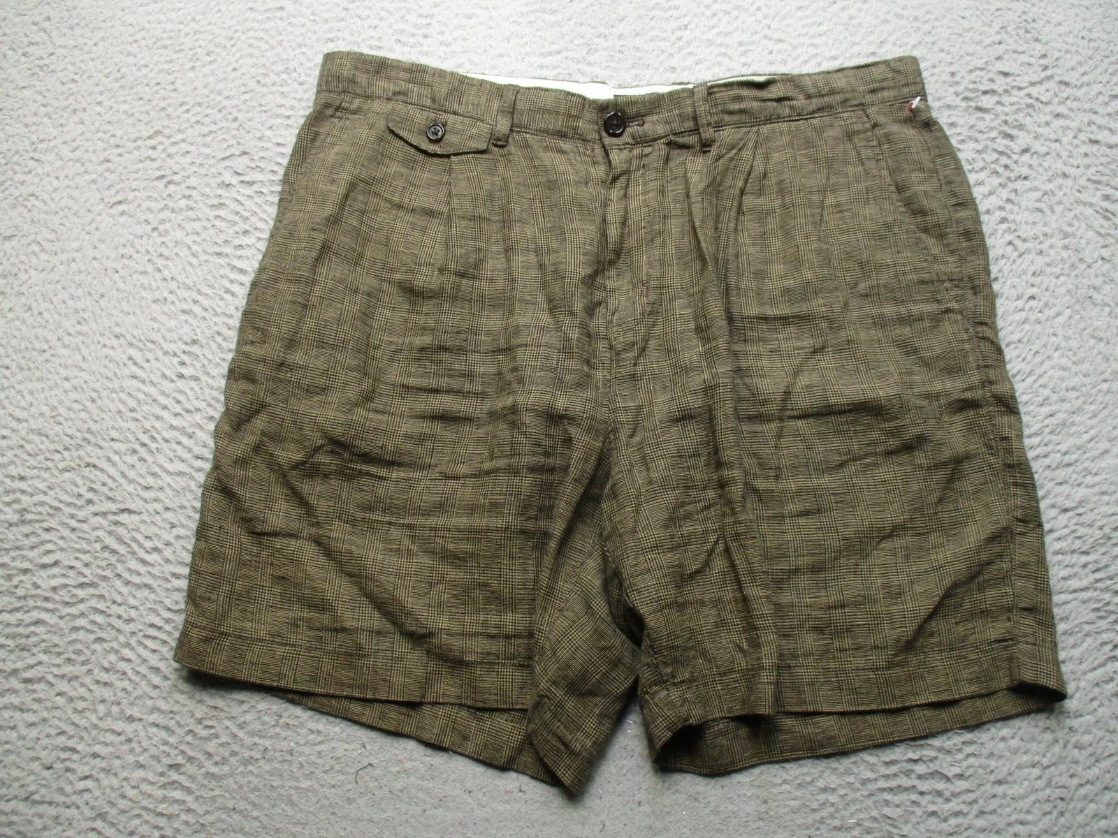 J.CREW Oarsman Shorts Mens 36 Green Chino Linen Cotton Pleated Relaxed 9 Inseam
Opens in a new windo