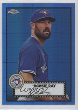 2021 Chrome Platinum Anniversary Mega Box Blue Prism Refractor Robbie Ray vs5