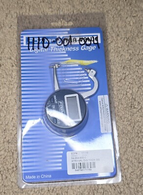 CALIBRATED Fowler 54-554-830 Xtra-Value Digital Thickness Gage, 0-1 /25 mm 
