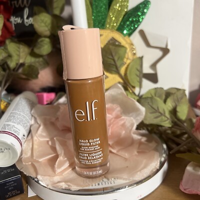 e.l.f. halo glow liquid filter swatches ✨She's a need. @elfcosmetics Halo Glow Liquid Filter is so good! ✨Yesterday  afternoon/night I tried out the 2 shades I bought (1 Fair and 2 Fair/Light)  as all-over glowy primers and they're