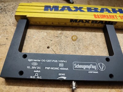 Captron Gabellichtschranke OG-120T-PU6 /KSP41 10-30V PNP/NPN 400mA Scheugenplug