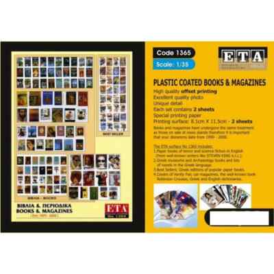 ETA Diorama 1/35 Modern Books & Magazines 1365 POSTERS