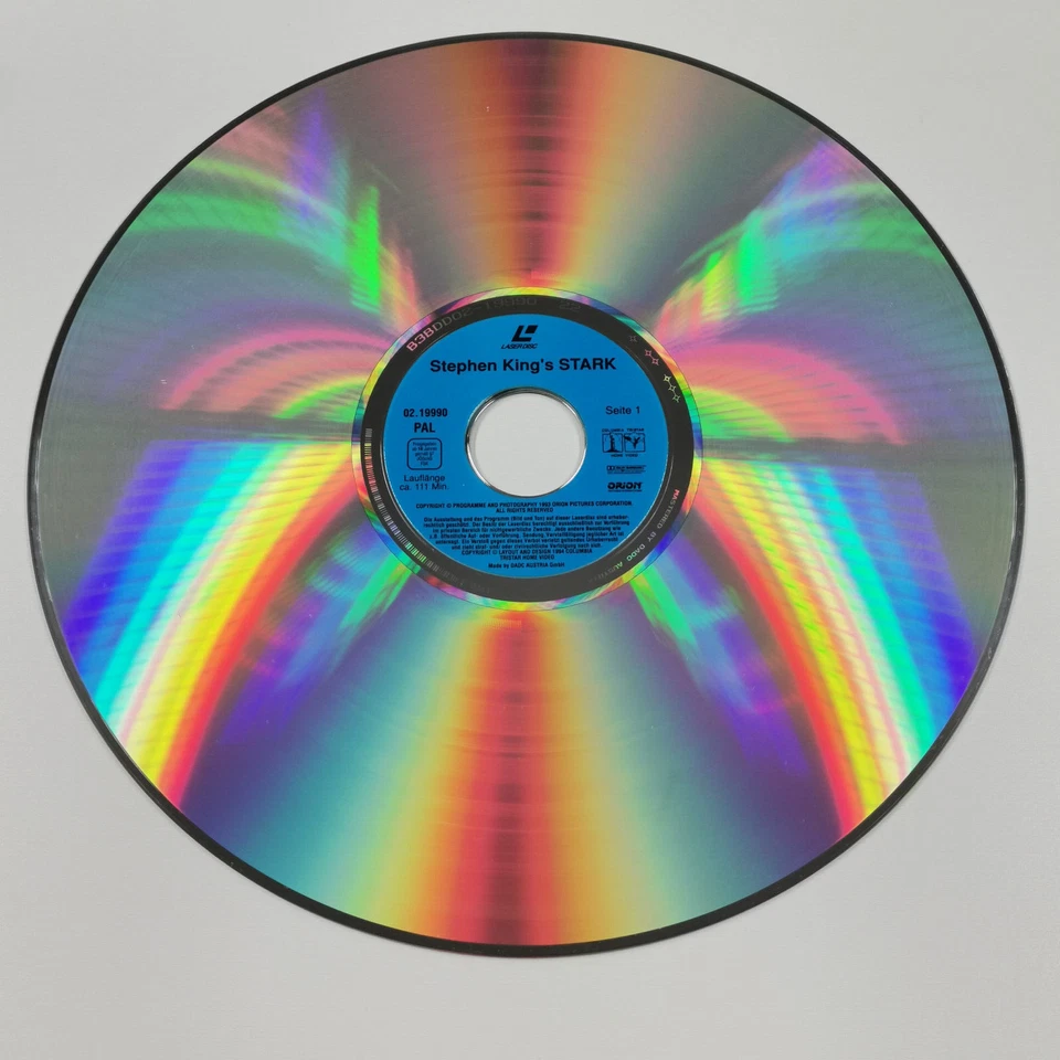 Laser Disk Disc - LD Stark - The Dark Half - 1994 - Bild 4 von 4