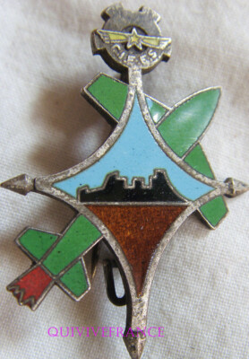 IN14628 - Abzeichen C. I.e. E.S , 40 MM, Rücken Glatt Silbern, Kleine Chip Black