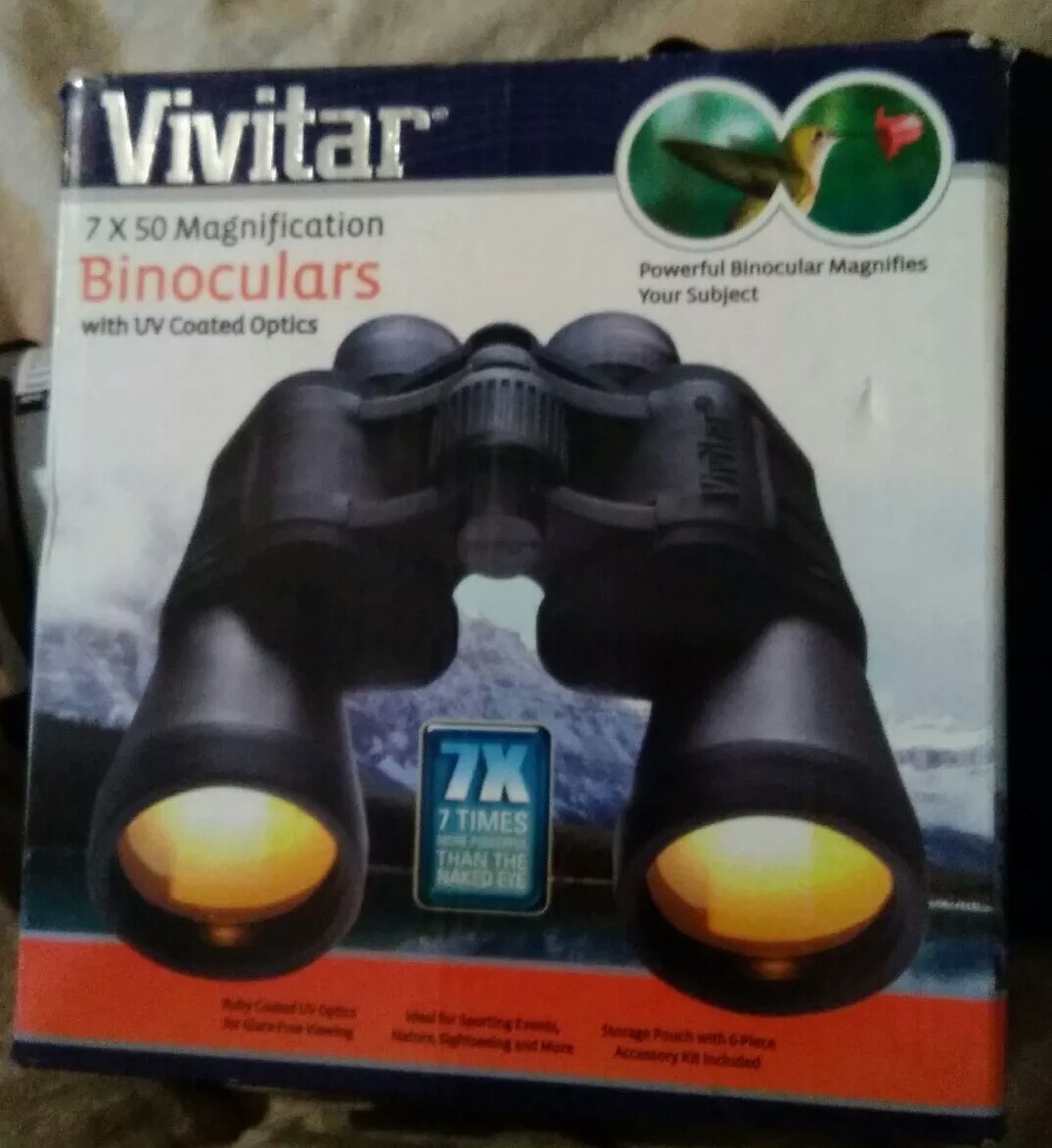 Vivitar Binoculars 7 x 50 Magnification with UV Coated Optics