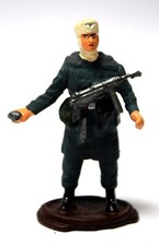 Vintage USSR METAL Tin Soldier-German Army WW2 Moscow Battle 1941 Scale 1:32 85