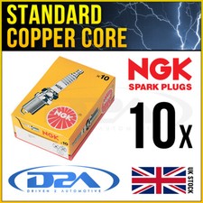 10x NGK BPR5ES 7422 Standard Spark Plugs
