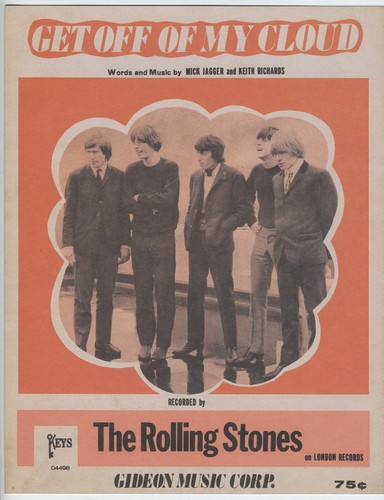 Rolling Stones - Get Off Of My Cloud - Gideon Sheet Music - Keys 04498  F3M 1165