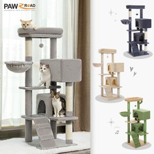 PAWZ Road Kratzbaum XXL Katzenbaum Große Katzen Katzenkratzbaum Spielbaum 143 cm