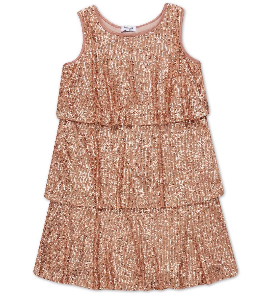 girls' rose gold dress Rose Gold Short Length Flower Girl Dress 5825RG 2 years / Rose Gold (MistyRose)