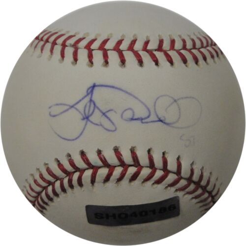 Joe Saunders Autographed Major League Baseball Seatttle Mariners Angels fade UDA - Afbeelding 1 van 3