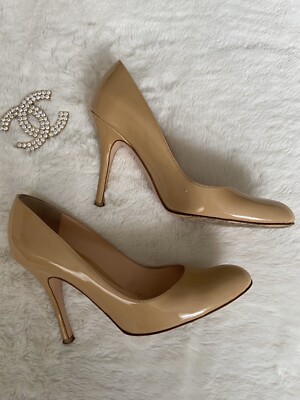 Gianvito Rossi Nude Stiletto Pumps Heels 37 EU