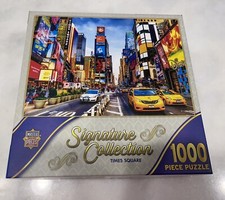 MASTER PIECES SIGNATURE COLLECTION TIMES SQUARE 1000 PIECE PUZZLE NEW