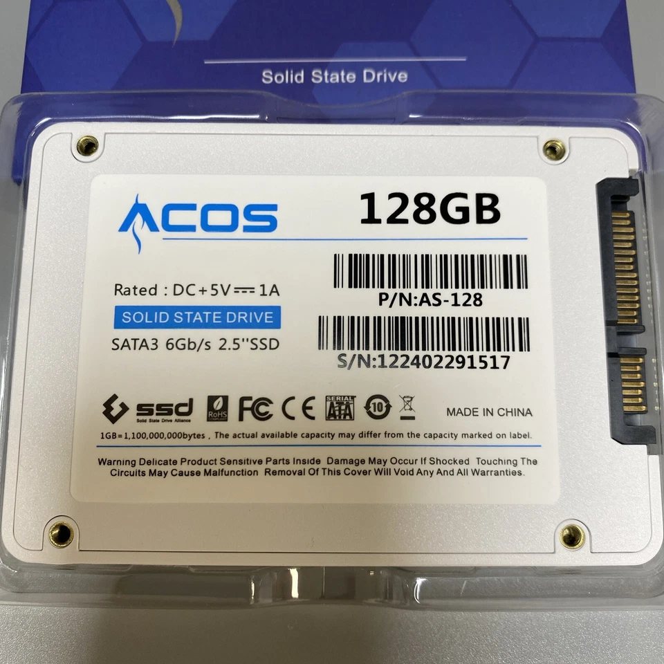 ACOS SSD Hard DiskDrive "2.5 Sata 3 Internal Solid State Drive For Laptop  128GB - Image 2 of 4