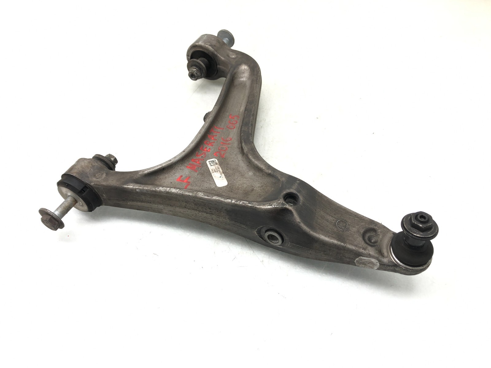 2014-2019 MASERATI GHIBLI S RWD LEFT DRIVER FRONT CONTROL ARM OEM.