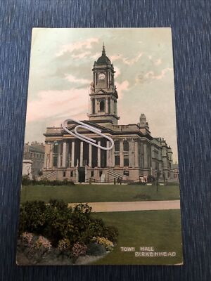 Rathaus Birkenhead 1906 Straßenszene MCE Serie